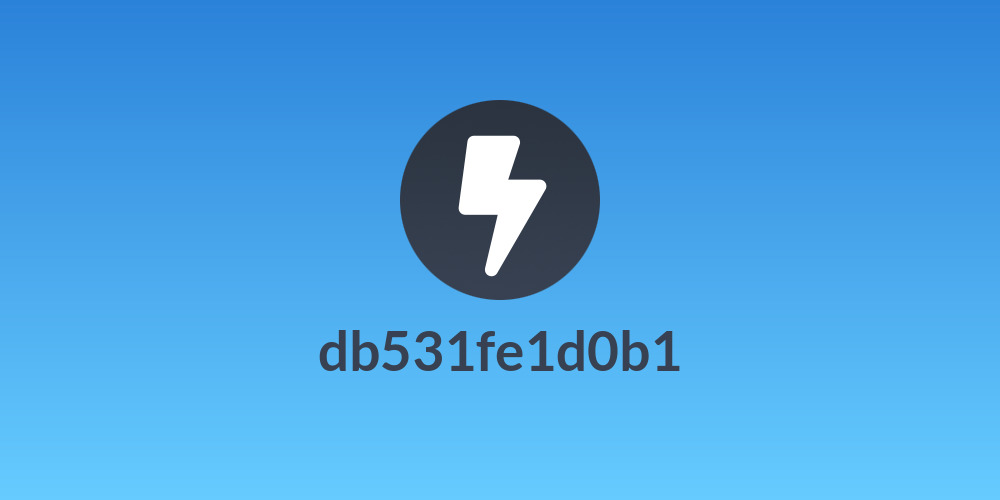 db531fe1d0b1