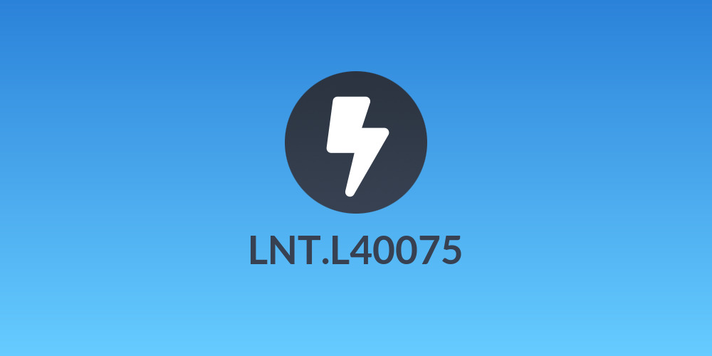 LNT.L40075