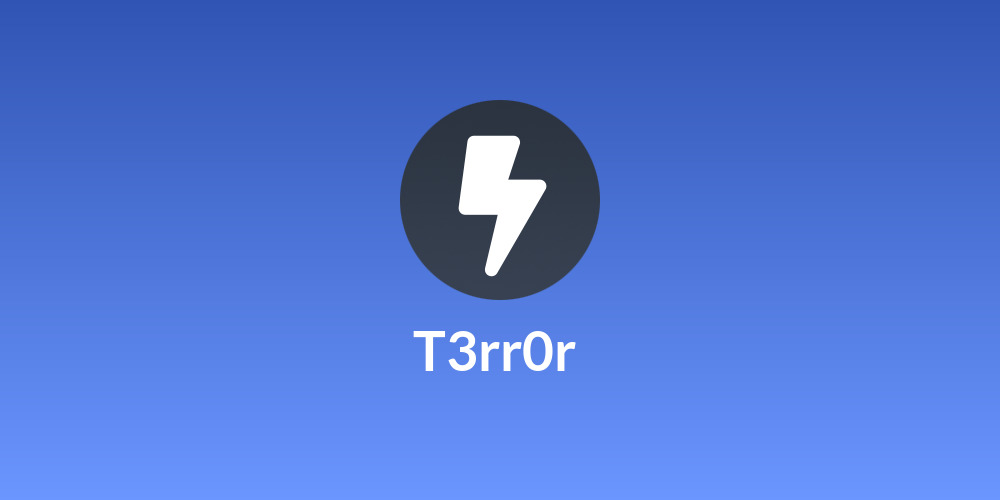 🔥 T3rr0r 🔥