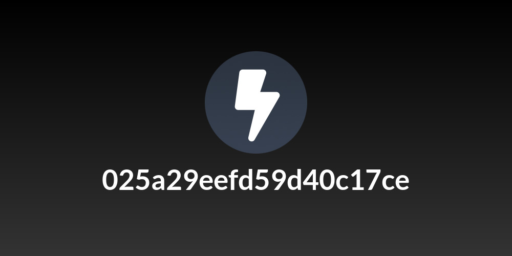 025a29eefd59d40c17ce