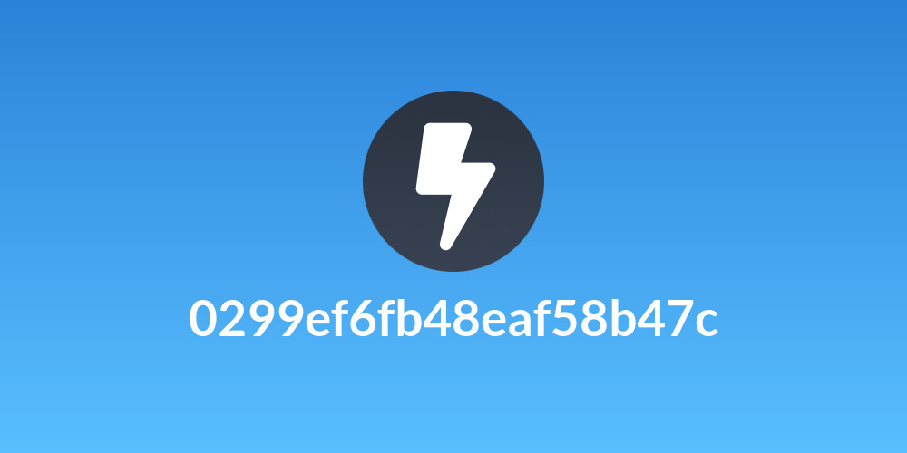 0299ef6fb48eaf58b47c