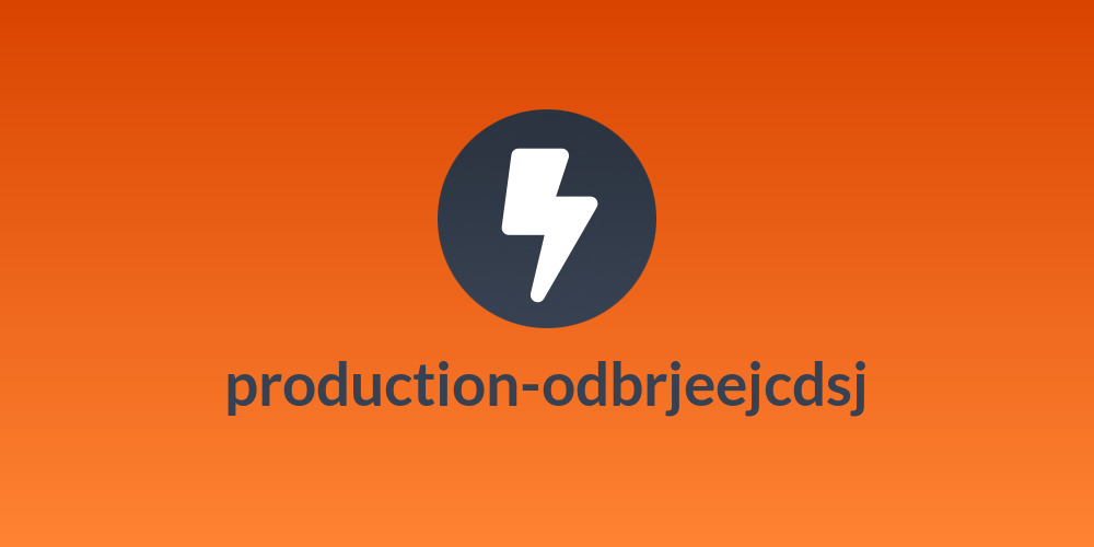 production-odbrjeejcdsj