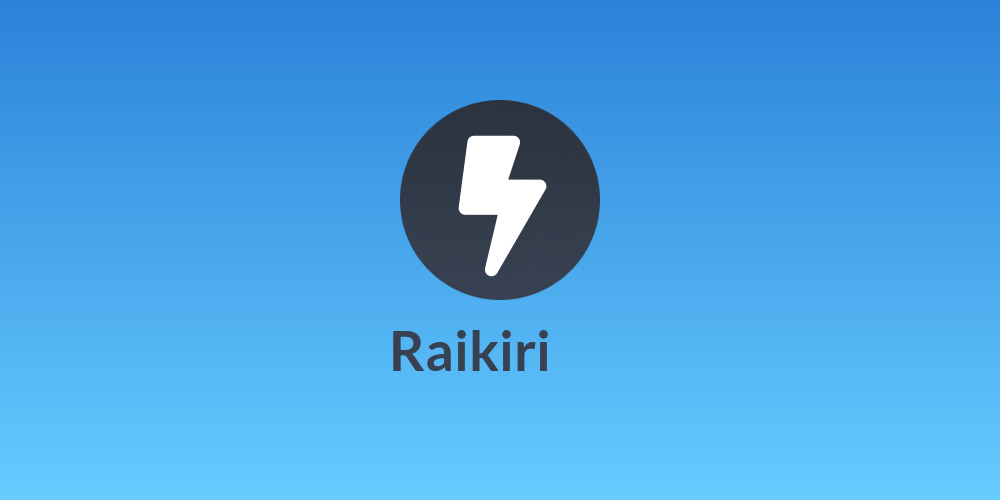 Raikiri⚡雷切
