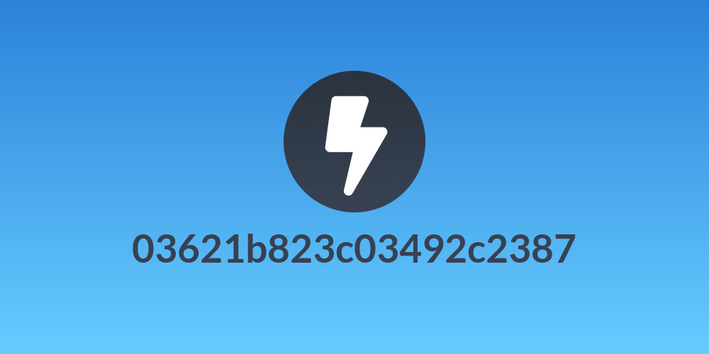 03621b823c03492c2387