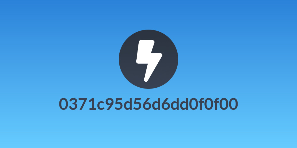 0371c95d56d6dd0f0f00