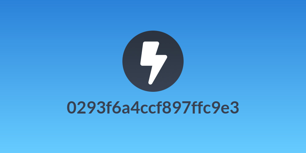0293f6a4ccf897ffc9e3