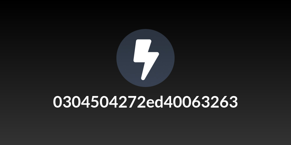 0304504272ed40063263