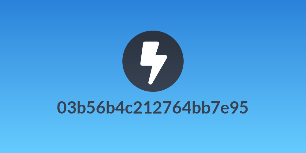 03b56b4c212764bb7e95