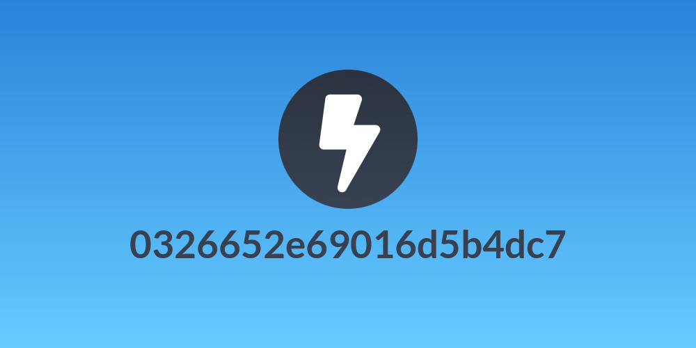 0326652e69016d5b4dc7