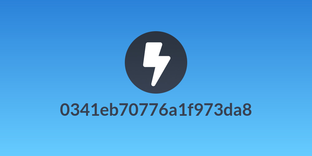 0341eb70776a1f973da8