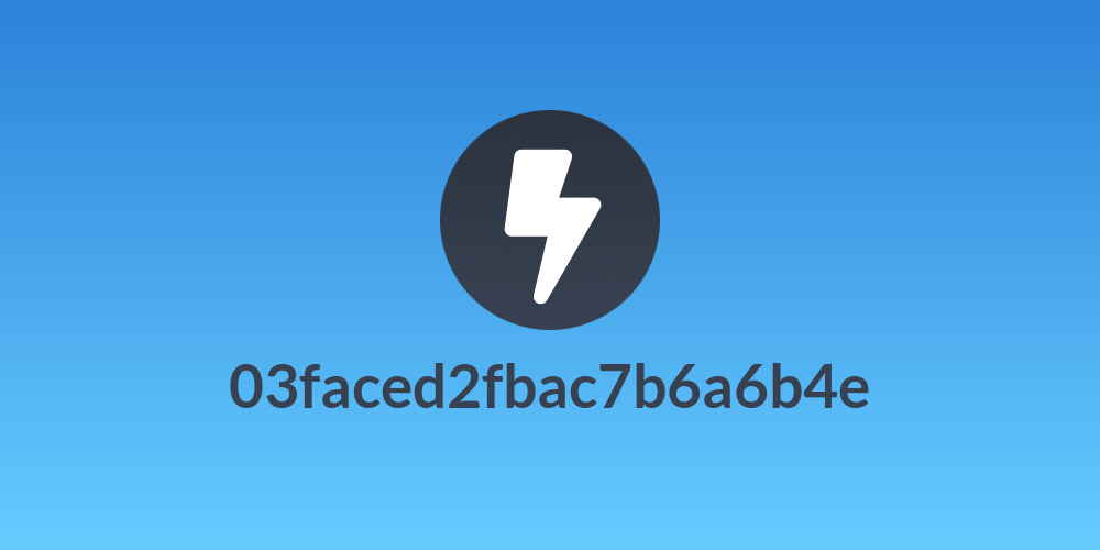 03faced2fbac7b6a6b4e