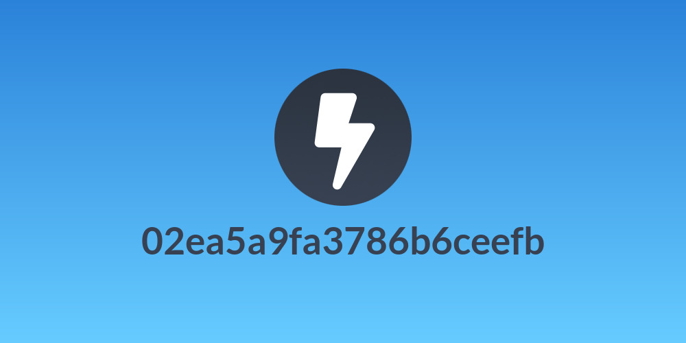 02ea5a9fa3786b6ceefb