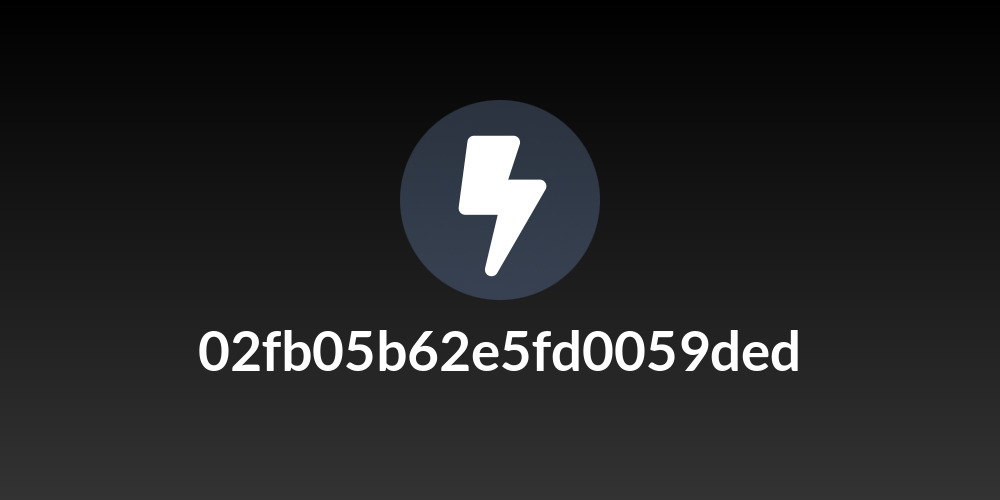 02fb05b62e5fd0059ded