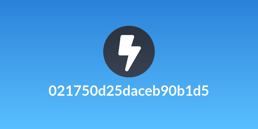 021750d25daceb90b1d5