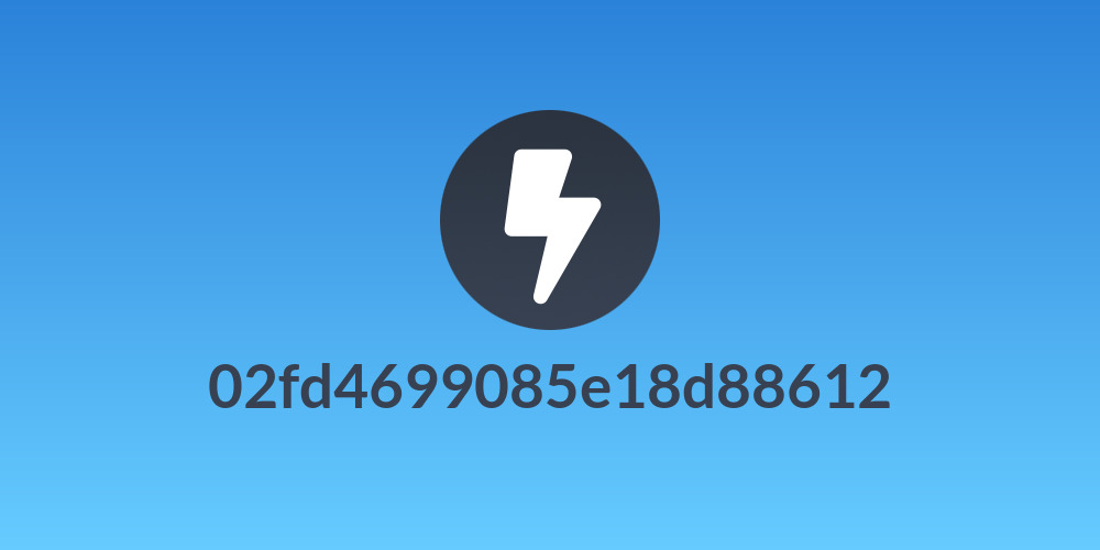 02fd4699085e18d88612