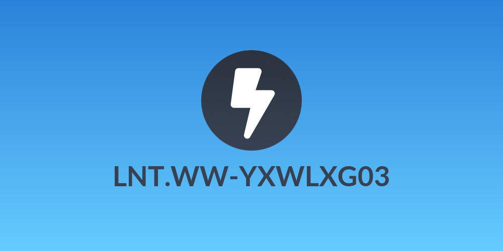 LNT.WW-YXWLXG03