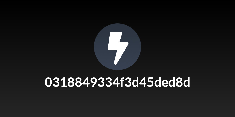 0318849334f3d45ded8d