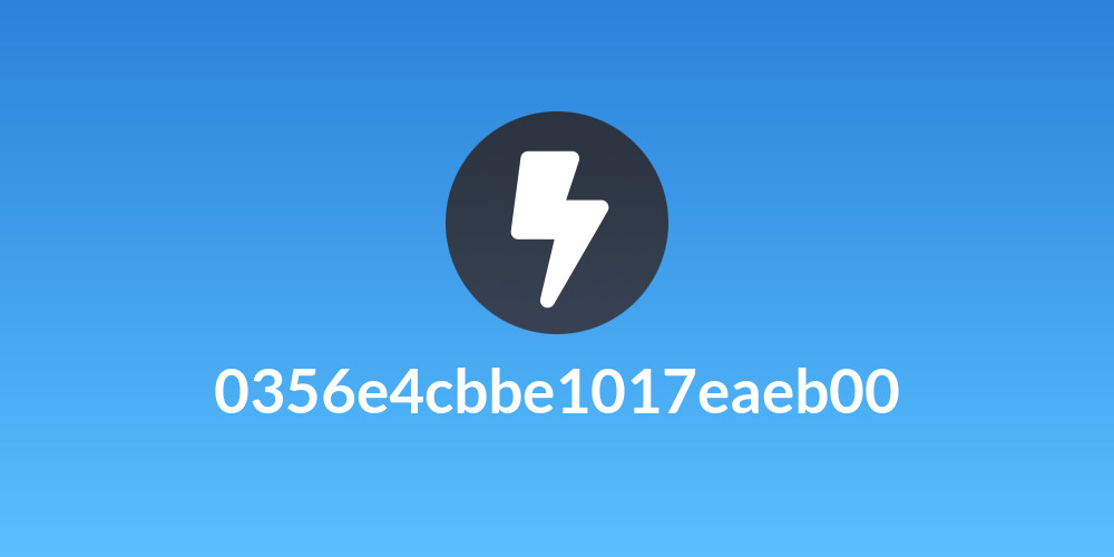 0356e4cbbe1017eaeb00