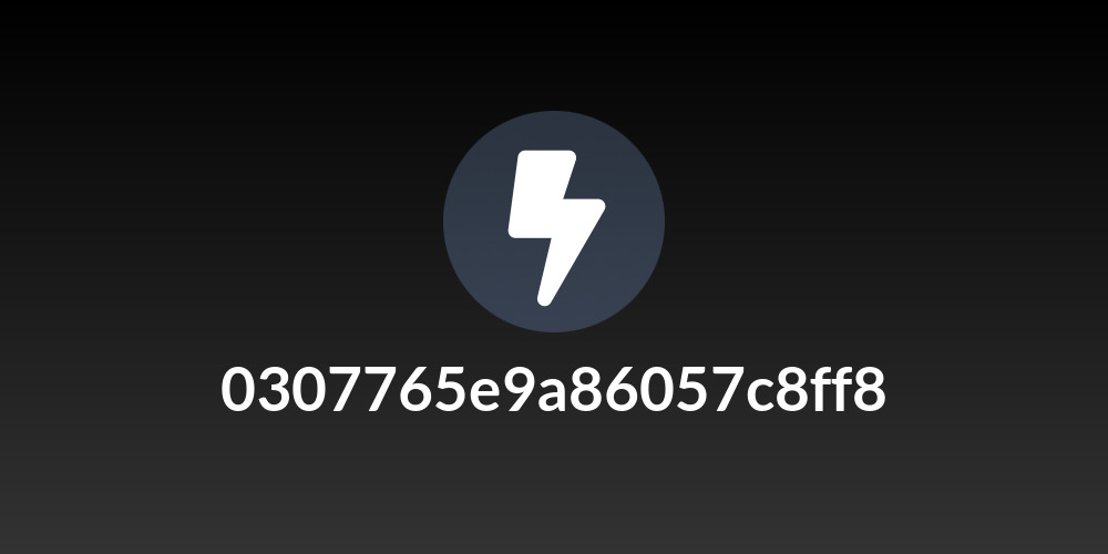 0307765e9a86057c8ff8