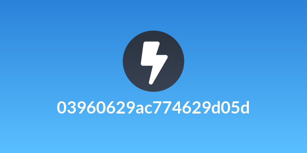 03960629ac774629d05d