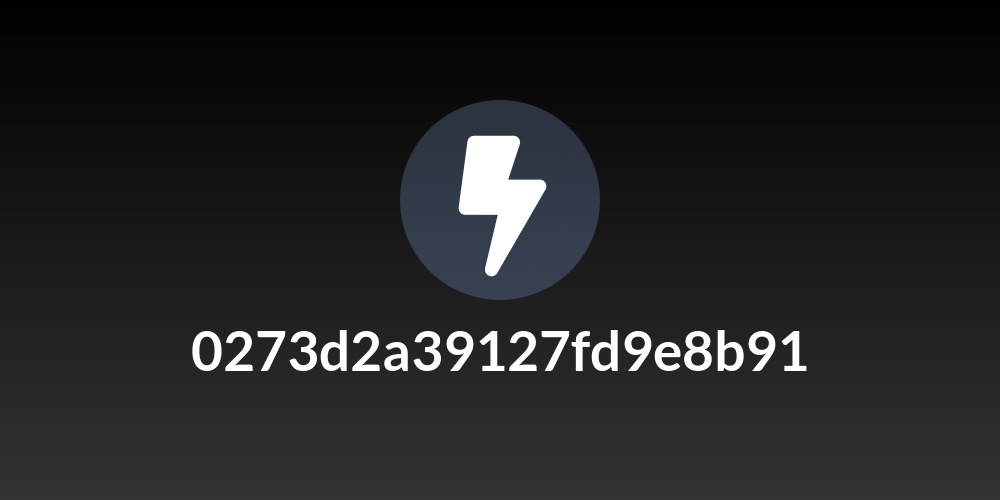 0273d2a39127fd9e8b91