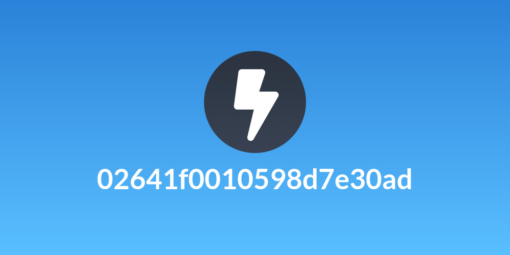 02641f0010598d7e30ad