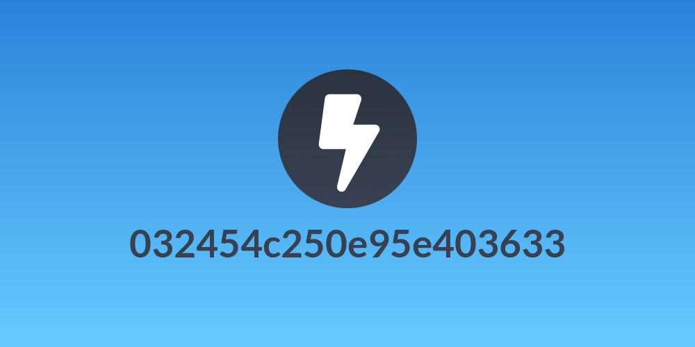032454c250e95e403633