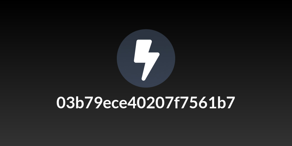 03b79ece40207f7561b7