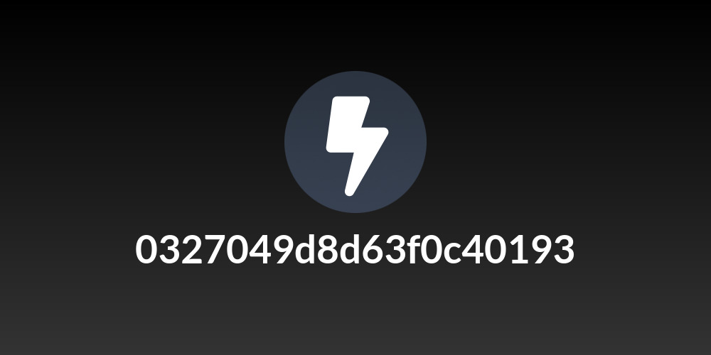 0327049d8d63f0c40193