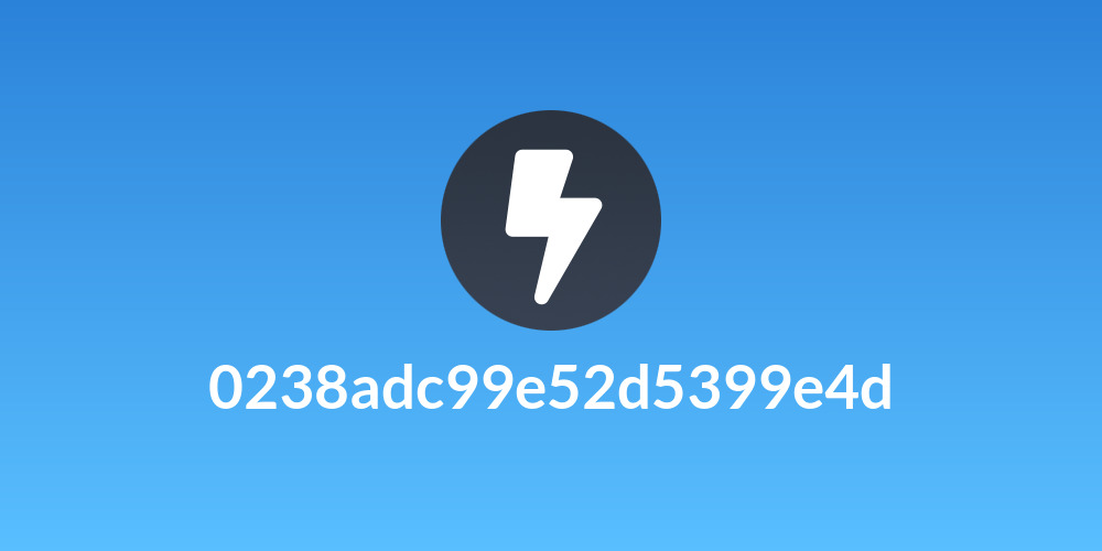 0238adc99e52d5399e4d