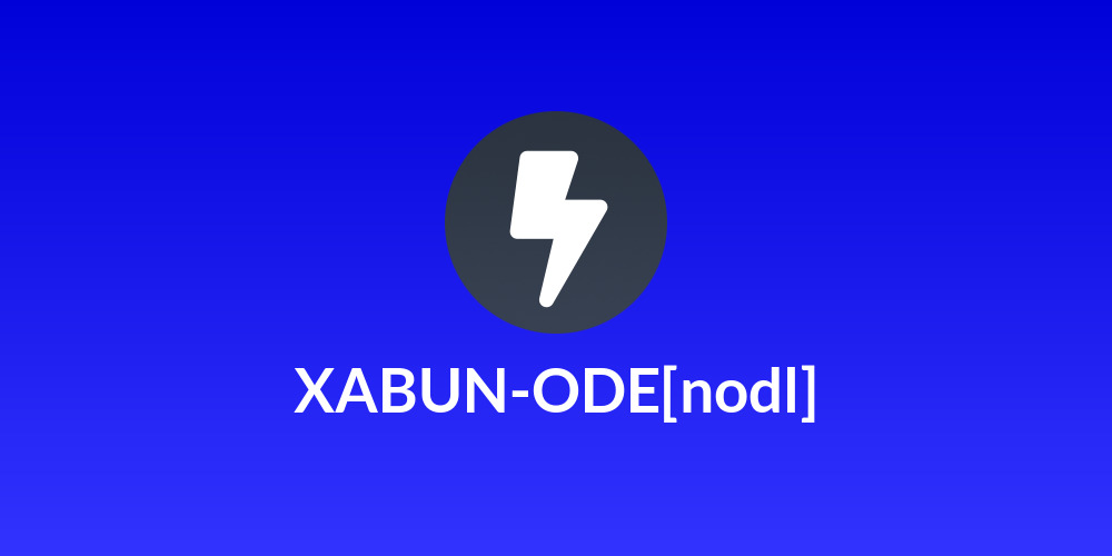 XABUN-ODE[nodl]