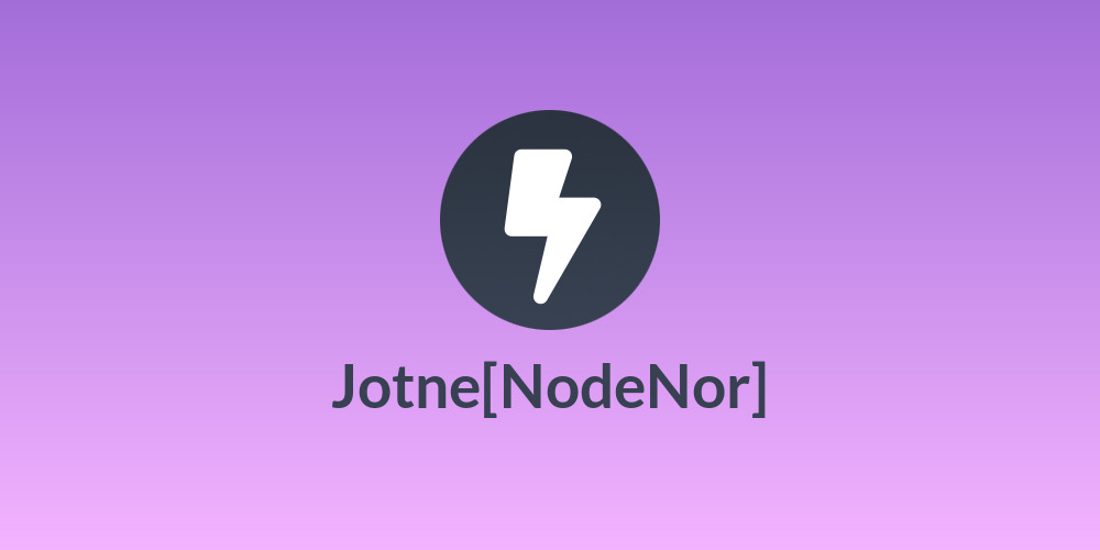 Jotne[NodeNor]