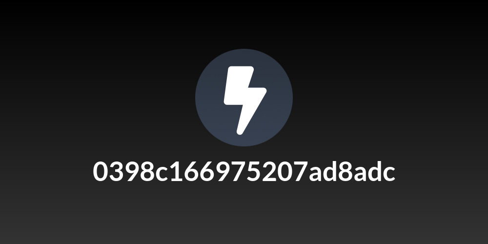 0398c166975207ad8adc