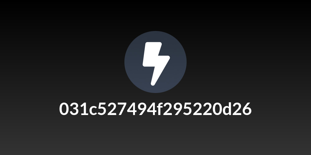 031c527494f295220d26