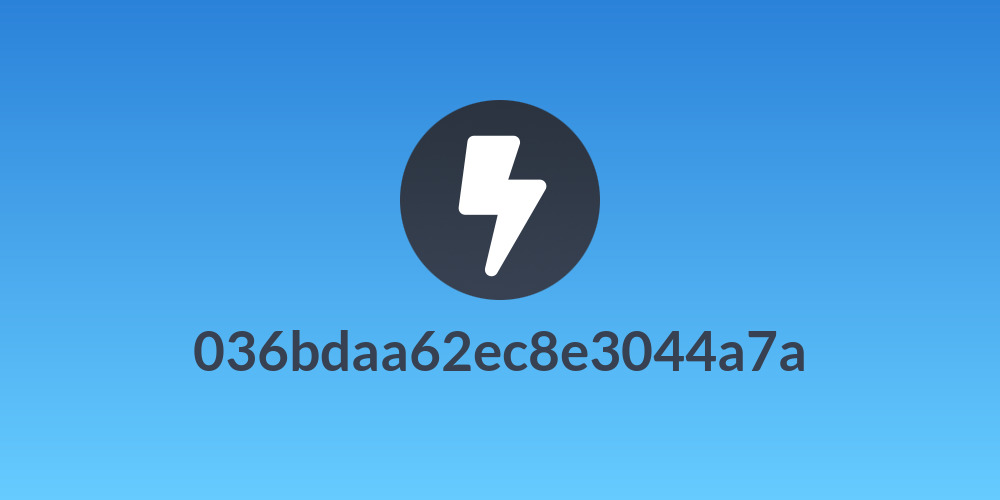 036bdaa62ec8e3044a7a