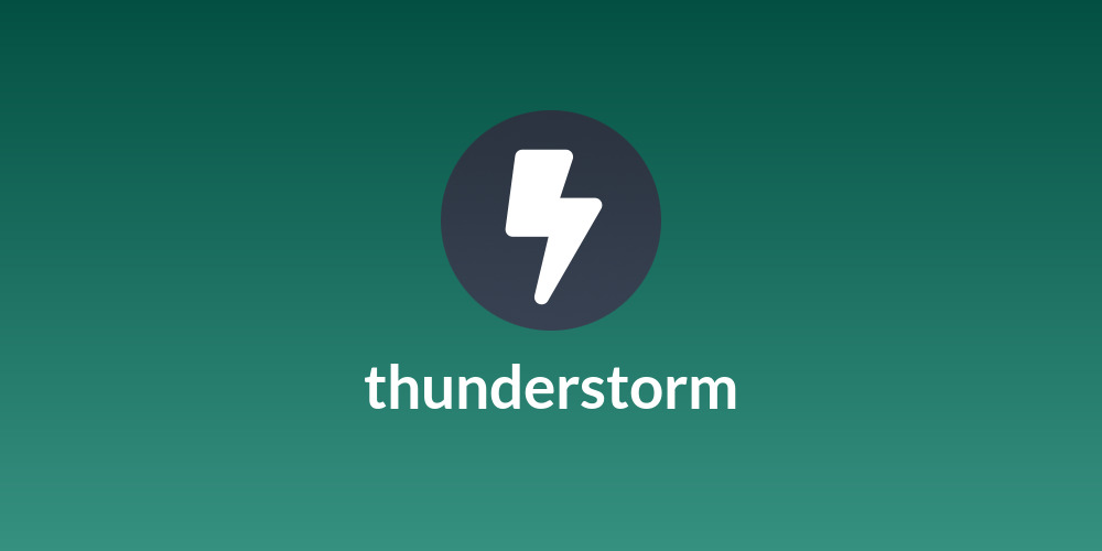 thunderstorm