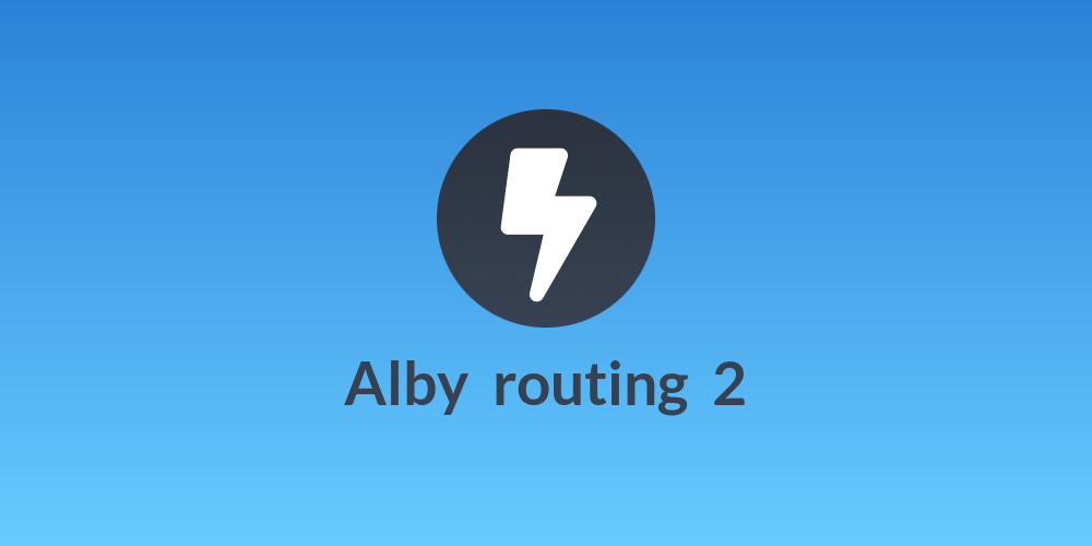 Alby 🐝 routing ⚡ 2