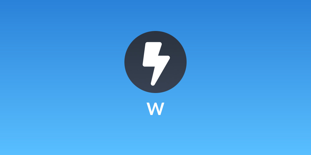 W