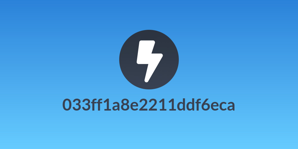 033ff1a8e2211ddf6eca