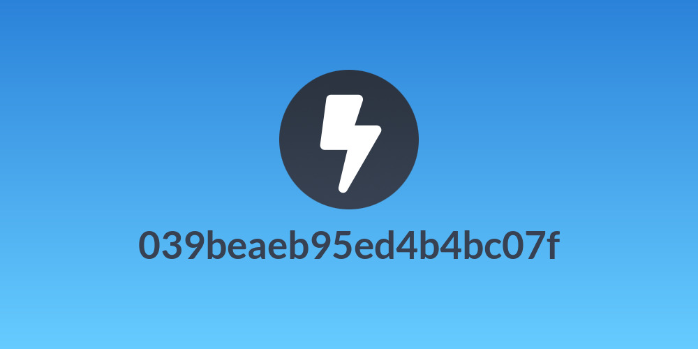 039beaeb95ed4b4bc07f