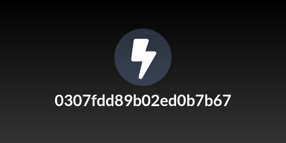 0307fdd89b02ed0b7b67