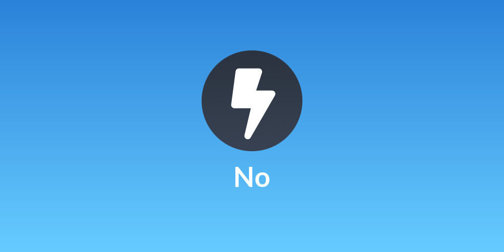 No