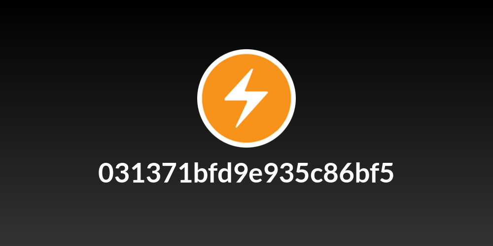 031371bfd9e935c86bf5