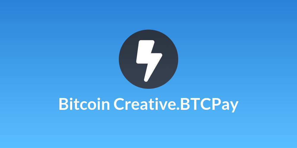 Bitcoin Creative.BTCPay