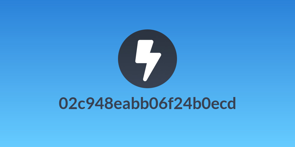 02c948eabb06f24b0ecd