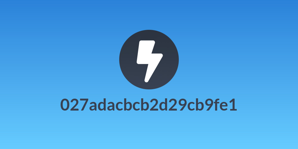 027adacbcb2d29cb9fe1