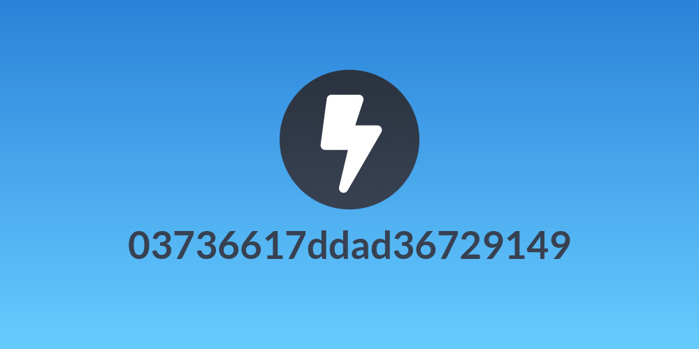 03736617ddad36729149
