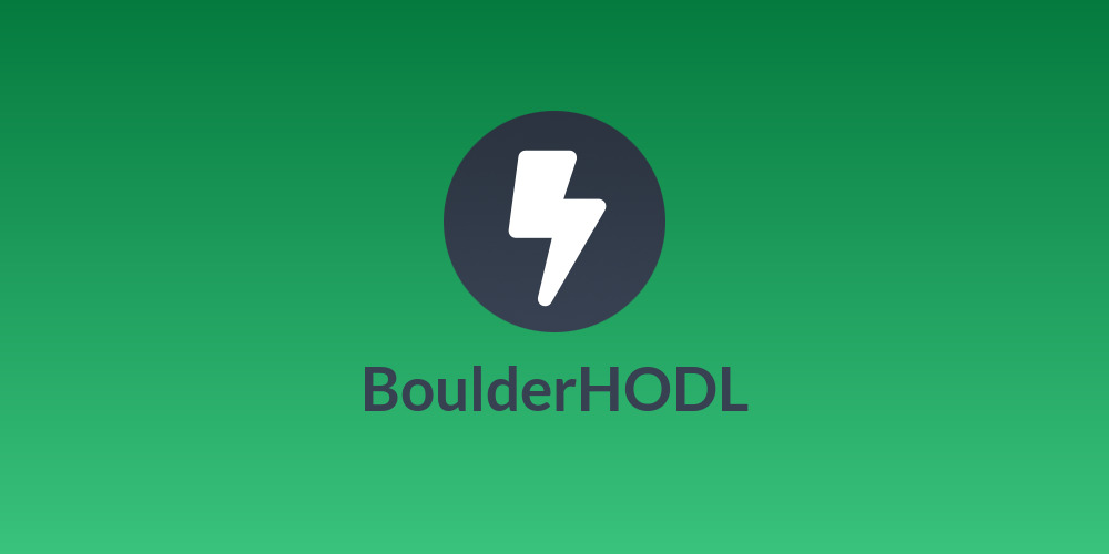 BoulderHODL