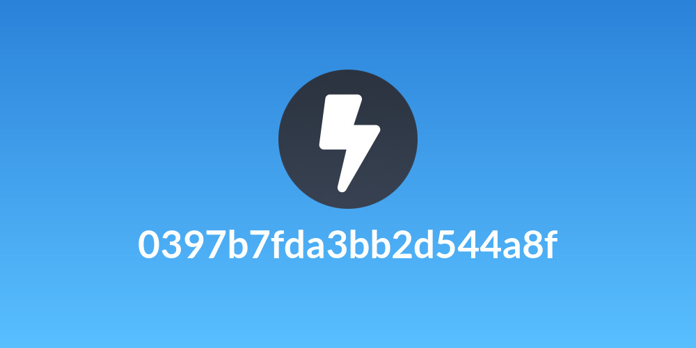 0397b7fda3bb2d544a8f