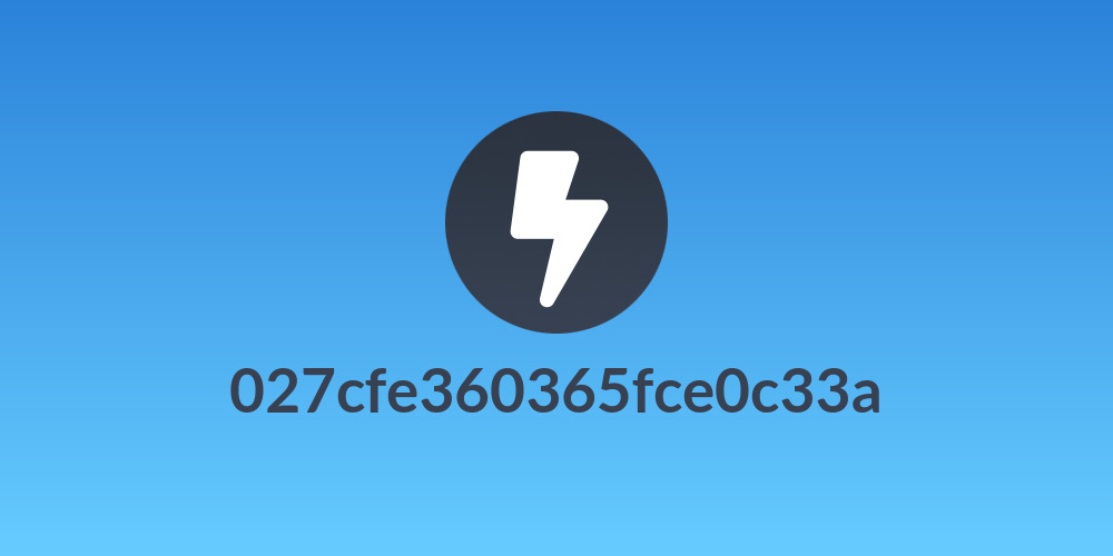 027cfe360365fce0c33a